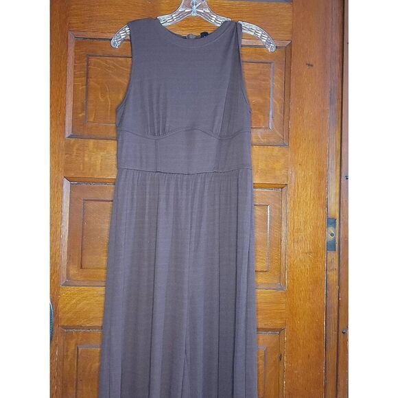 NWT Shein mod Solid Loose High Waist Wide Leg Crewneck Sleeveless Jumpsuit Size - Picture 6 of 9